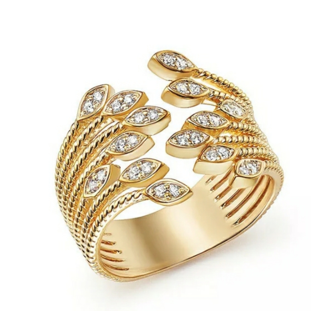 Peacock Adjustable Ring